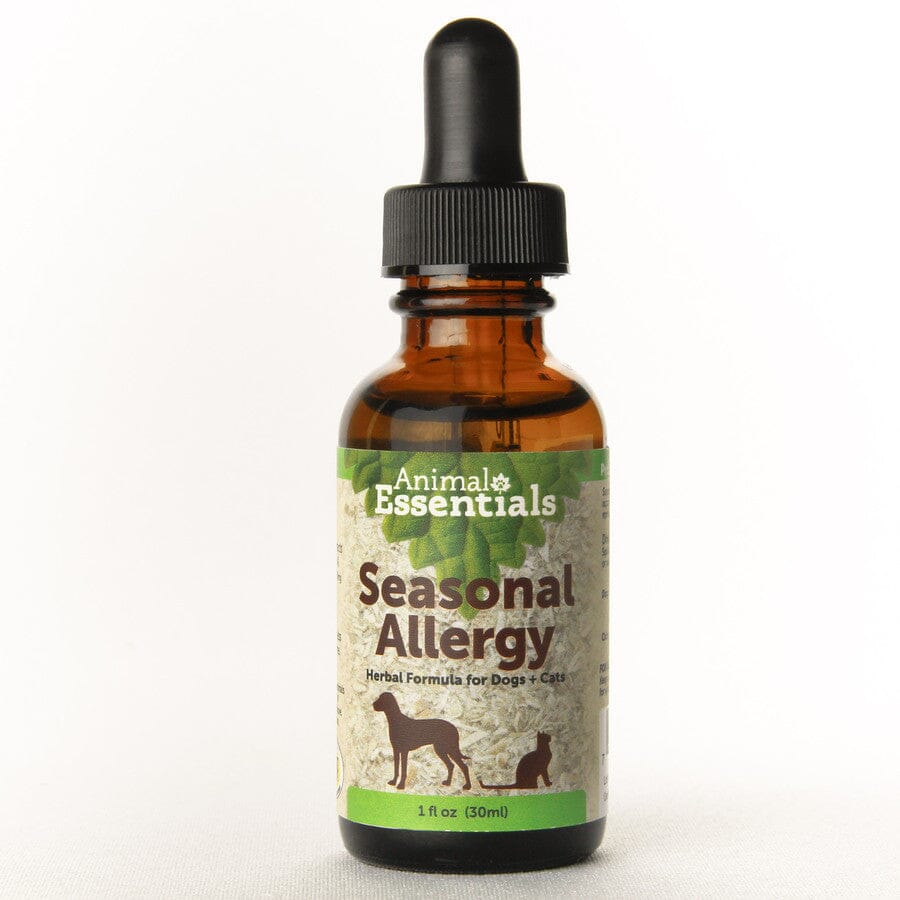 Animal Essentials Seasonal Allergy Support Herbal Tincture for Dogs and Cats (1 oz) Bottle Front