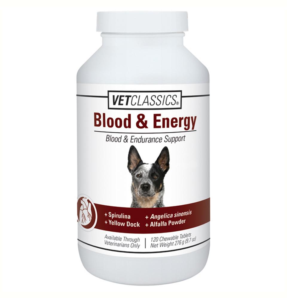 Vet Classics Blood & Energy Support Supplement for Dogs (120 Chewable Tablets)