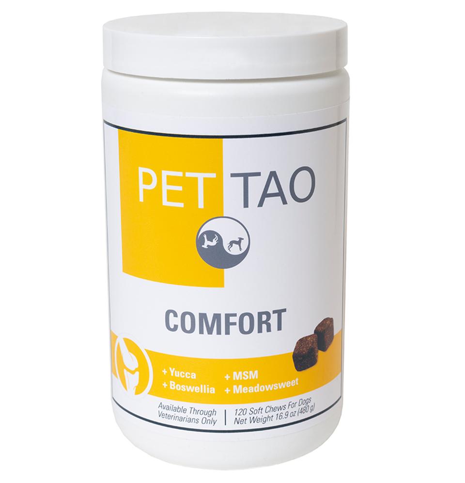 PET | TAO Comfort Supplement (120 Soft Chews) all-natural NSAID alternative for dogs, herbal pain supplement