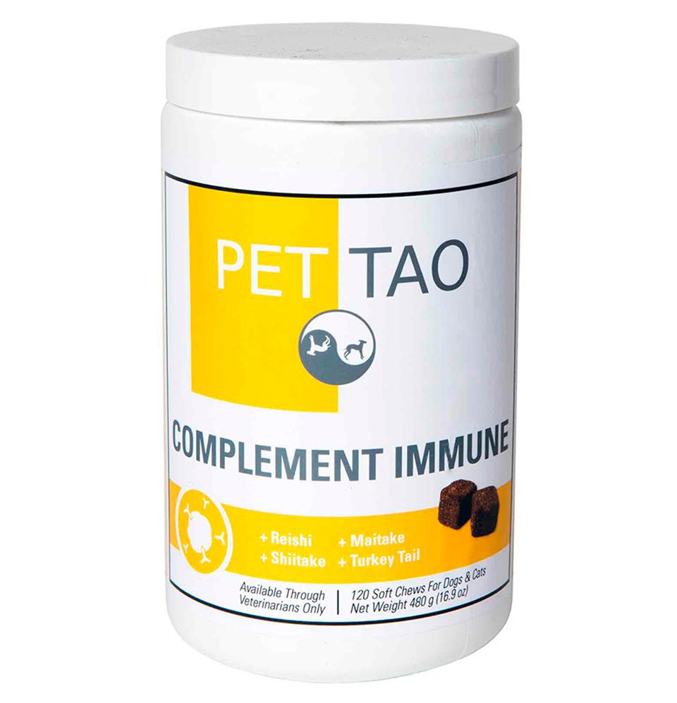 PET | TAO Complement Immune Medicinal Mushroom Supplement for Pets: Reishi, Shiitake, Maitake, Turkey Tail + Antioxidants