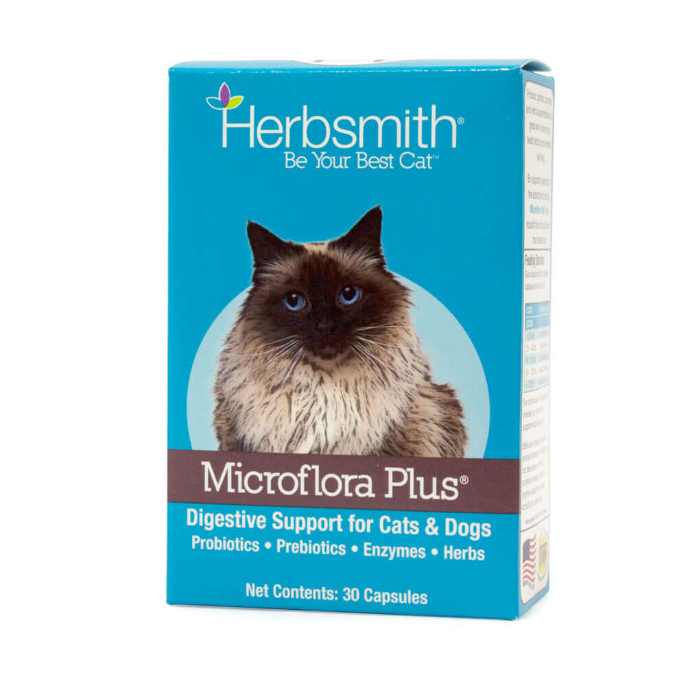 Herbsmith Microflora Plus Digestive Support Supplement for Cats (4 Pack)