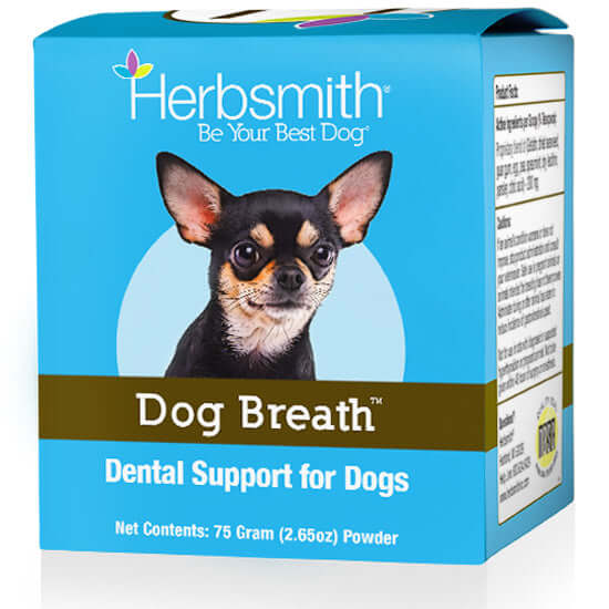 Herbsmith Dog Breath Dental Support for Dogs 75 g Powder