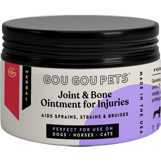 Gou Gou Pets Joint and Bone Ointment for Injuries in Dogs, Cats, and Horses
