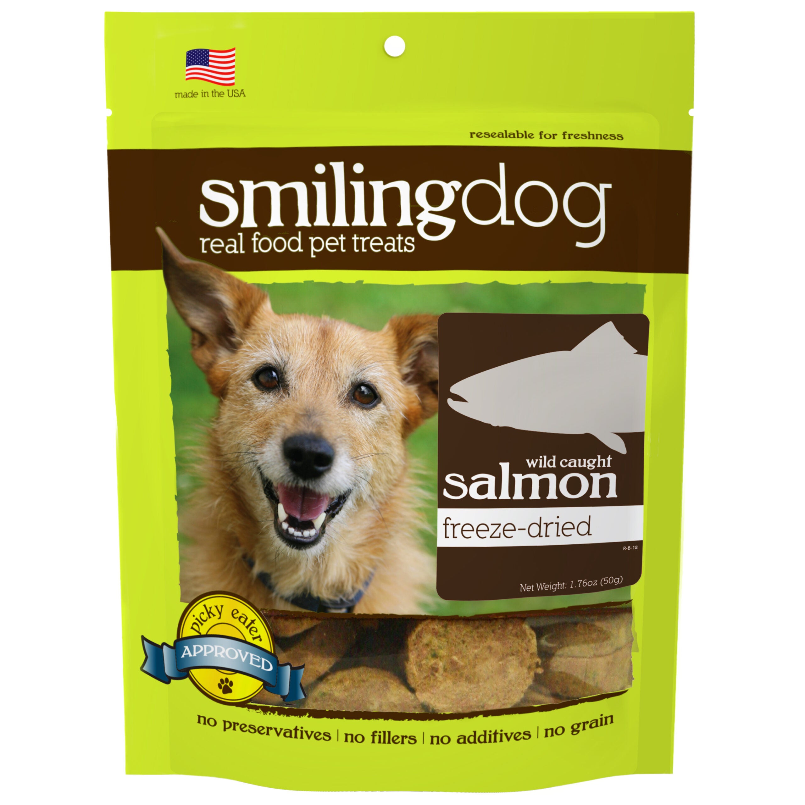 Herbsmith Smiling Dog Freeze-Dried Treats for Dogs (4 Pack)