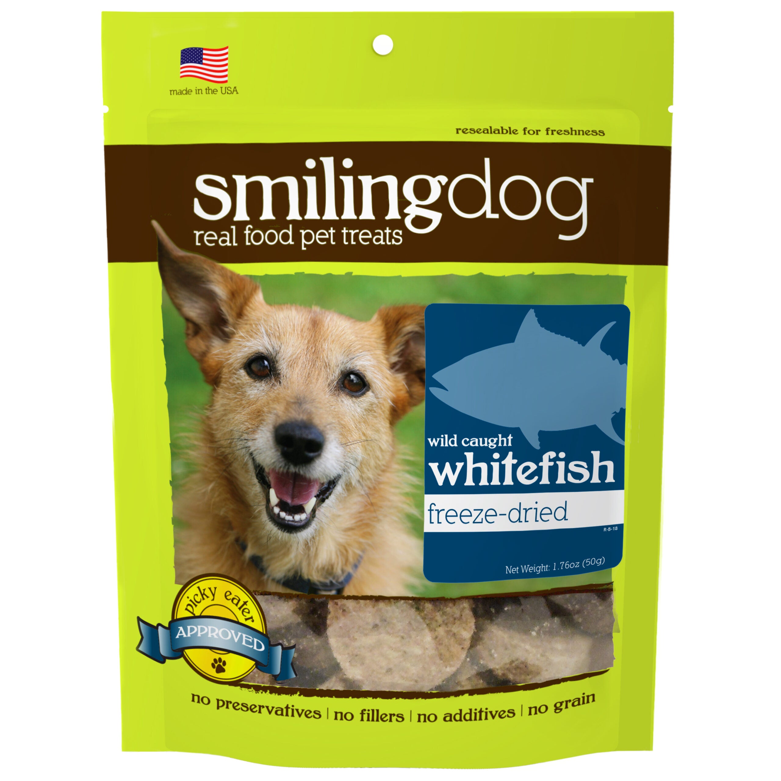 Herbsmith Smiling Dog Freeze-Dried Treats for Dogs (4 Pack) Beef with Potatoes, Carrots, Celery