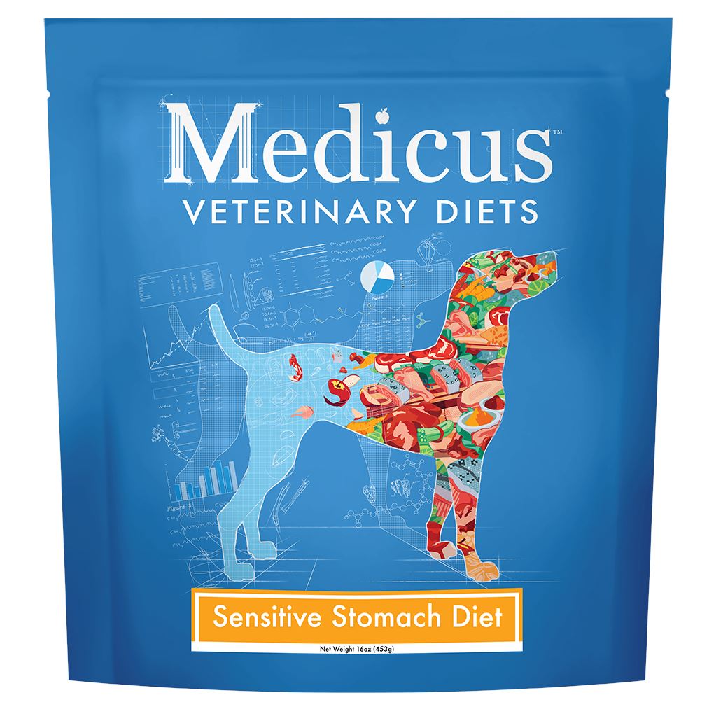 Medicus Veterinary Diets Sensitive Stomach Diet Freeze Dried Raw Food for Dogs (16oz bag)