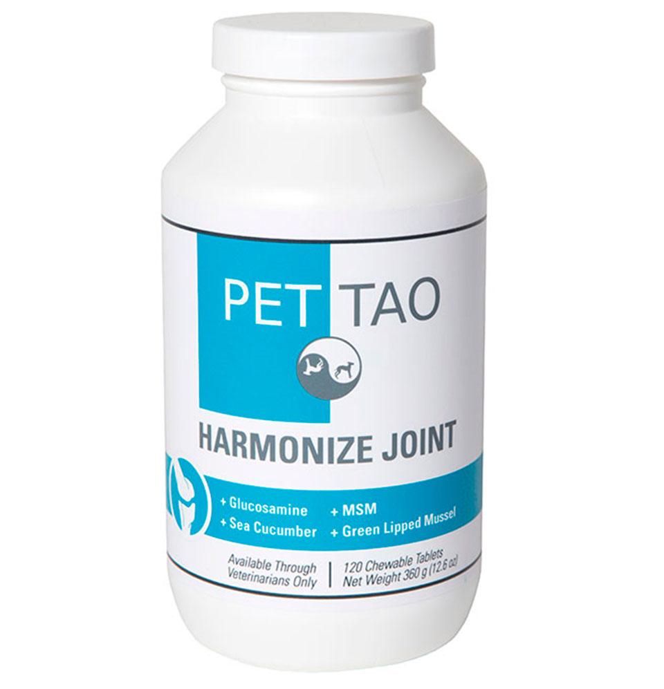 PET | TAO Harmonize Joint Supplement (120 Tablets): glucosamine, MSM, sea cucumber, green lipped mussel