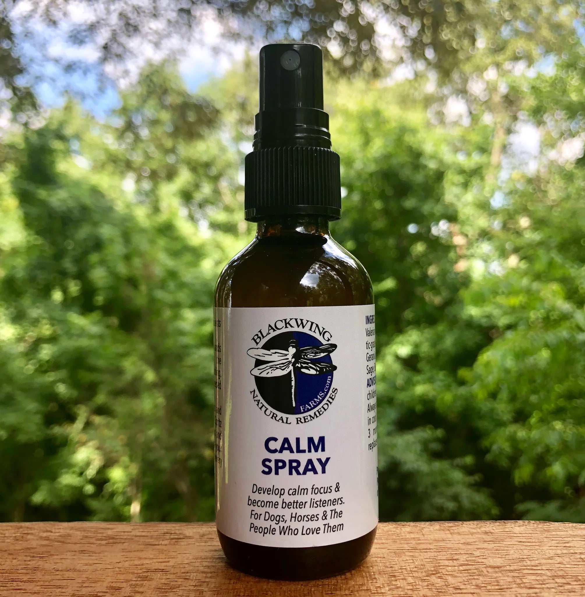 Blackwing Farms Calm Balm Spray Flower Essence Blend (2 oz Spray)