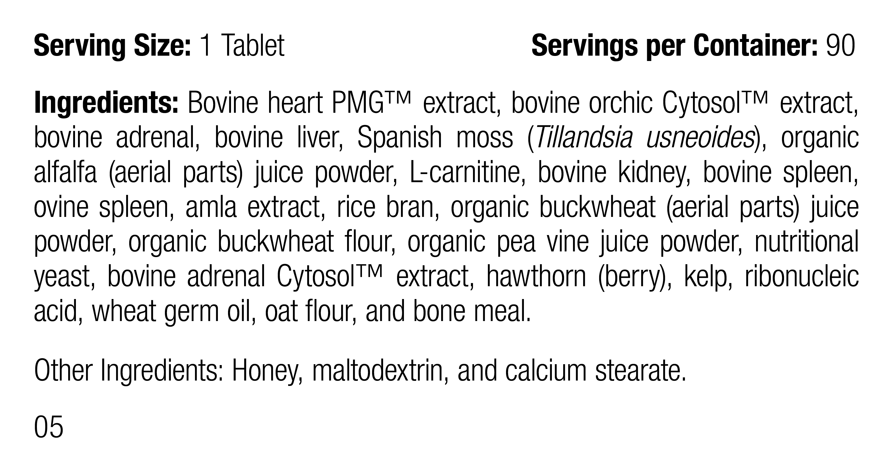 Feline Cardiac Support, 90 Tablets