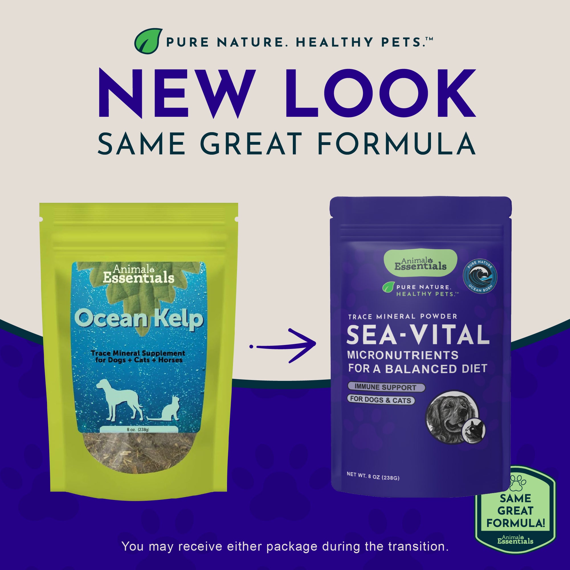 Animal Essentials Sea-Vital for Dogs and Cats (8oz)