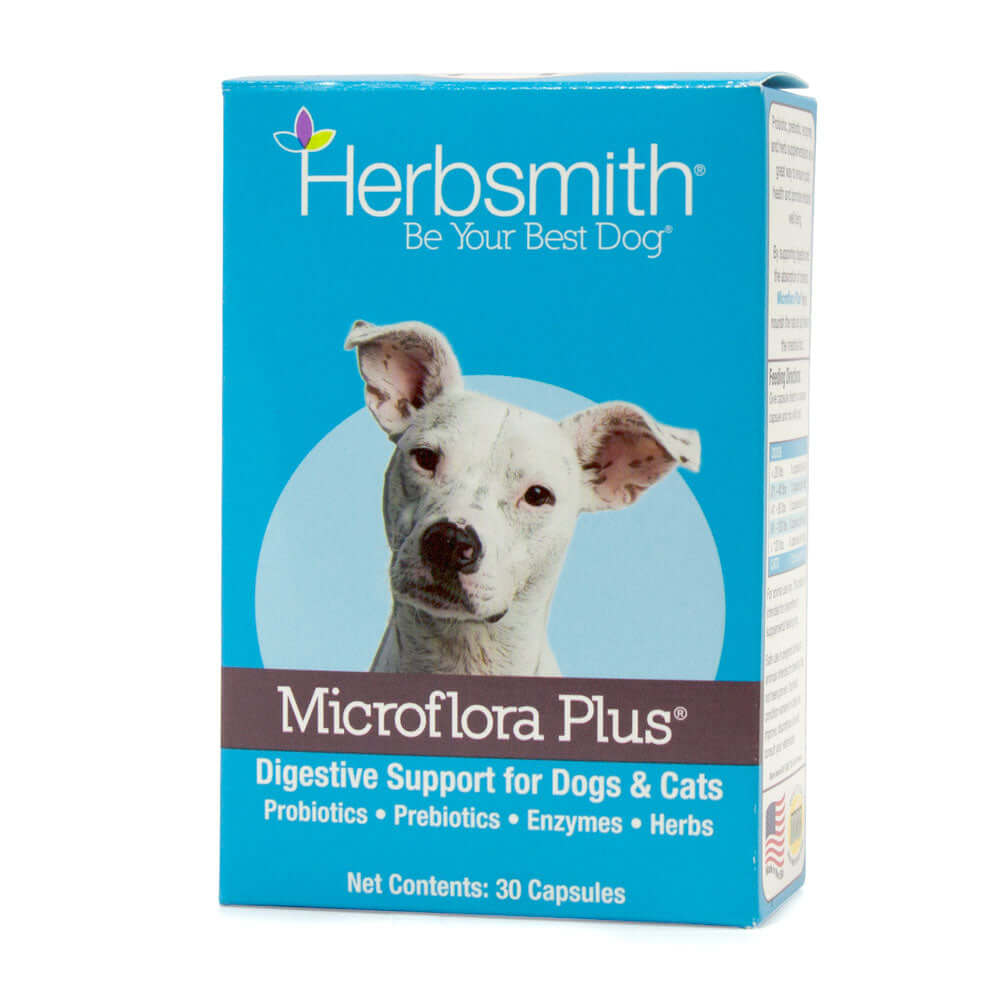Herbsmith Microflora Plus Digestive Support Supplement for Dogs