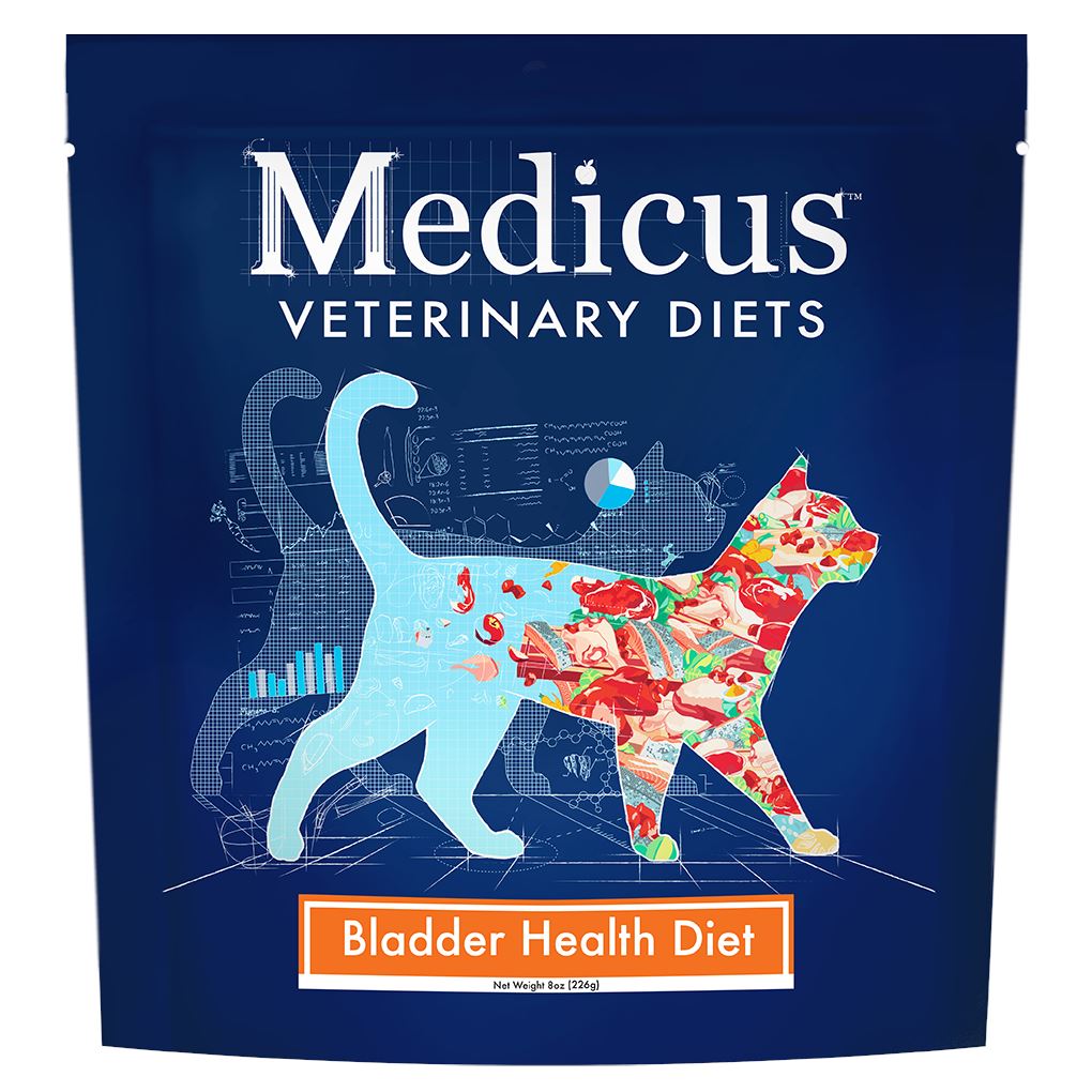 Medicus Veterinary Diets Bladder Health Diet Freeze Dried Raw Food for Cats (8 oz bag)