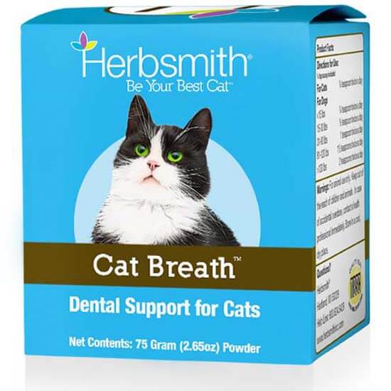 Herbsmith Cat Breath Dental Support Supplement for Cats (4 Pack)