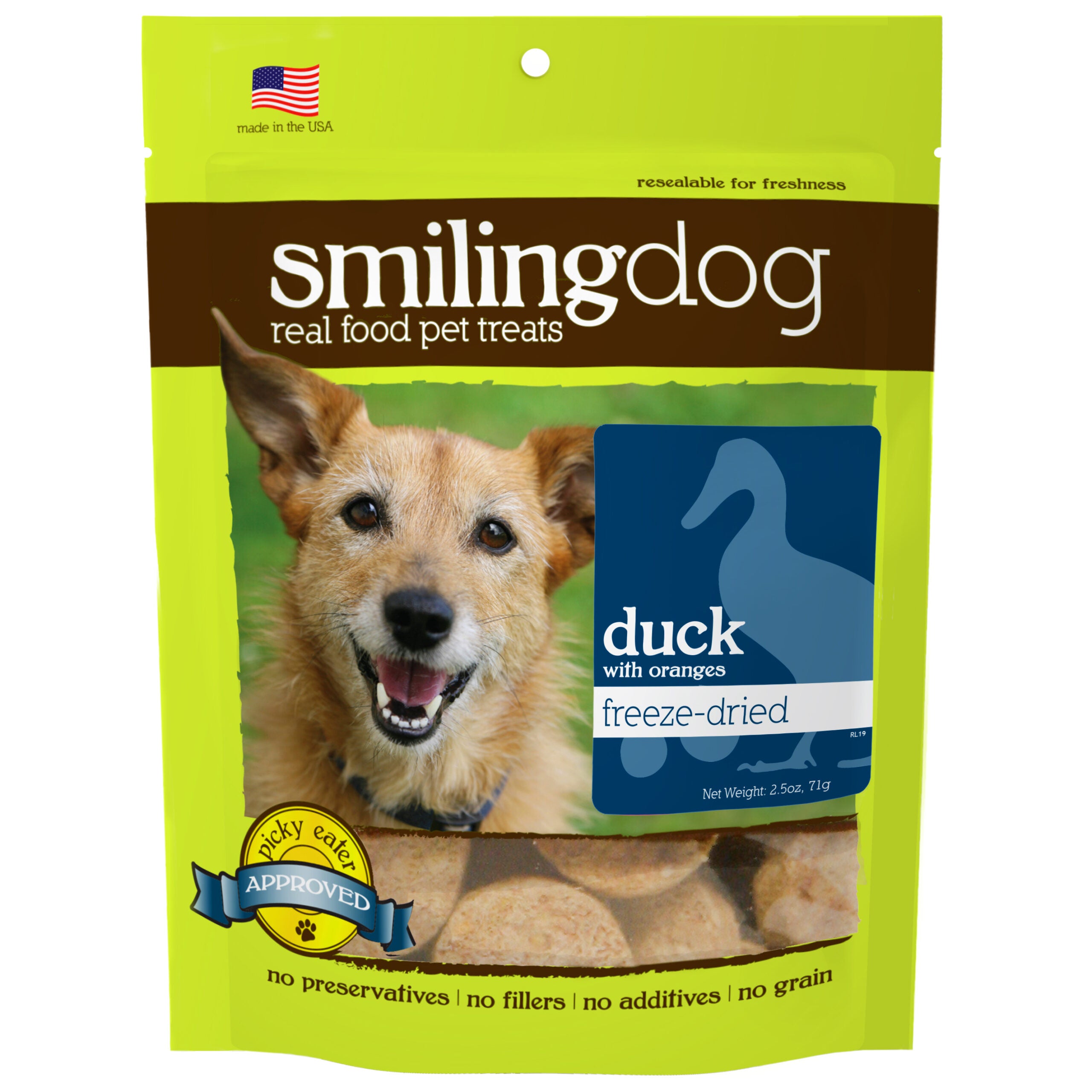 Herbsmith Smiling Dog Freeze-Dried Treats for Dogs (4 Pack)