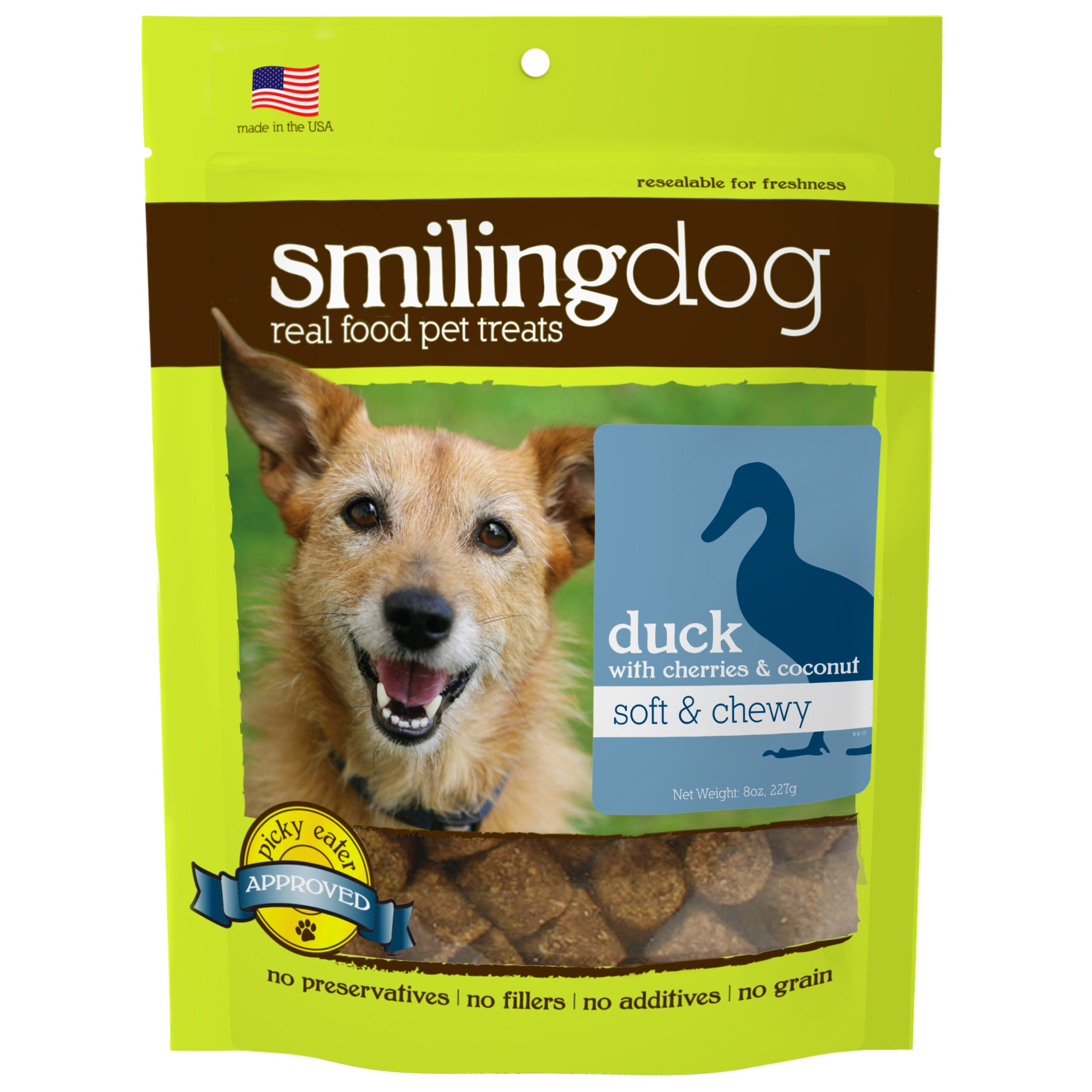 Herbsmith Smiling Dog Soft & Chewy Treats for Dogs (4 pack)