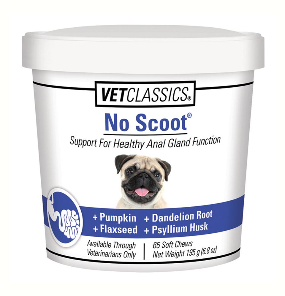 Vet Classics No Scoot® Supplement for Dogs (65 Soft Chews)