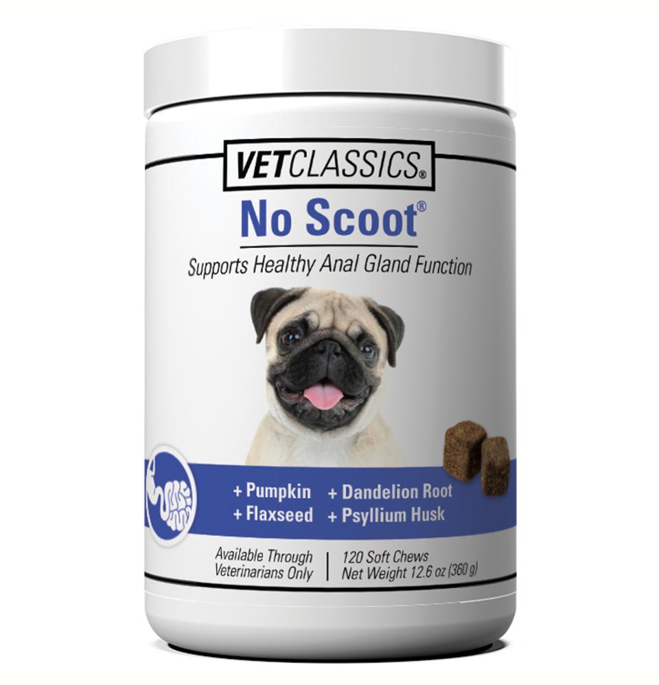 Vet Classics No Scoot® Supplement for Dogs and Cats (120 Soft Chews)