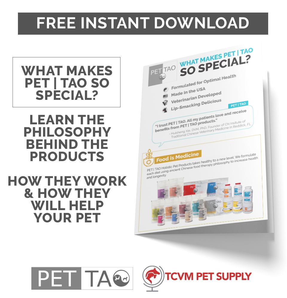 What Makes PET TAO So Special? Brochure  - TCVM Pet Supply